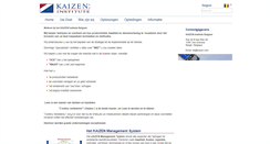 Desktop Screenshot of be.kaizen.com