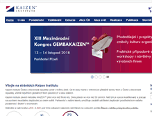 Tablet Screenshot of cz.kaizen.com
