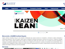 Tablet Screenshot of es.kaizen.com