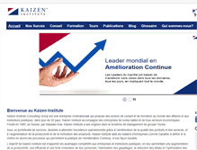 Tablet Screenshot of fr.kaizen.com